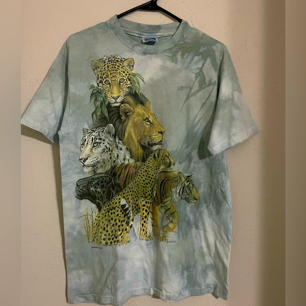 Vintage 1989 Endangered Big Cats Tiger Nature M